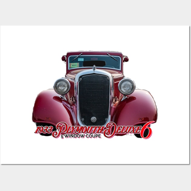 1933 Plymouth Deluxe Six 5 Window Coupe Wall Art by Gestalt Imagery